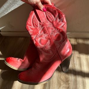 Red Cowgirl Boots